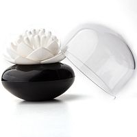 контейнер для хранения ватных палочек lotus черный-белый в Комсомольск-на-Амуре