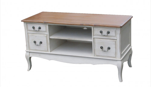 tv-консоль mobilier de maison белая белая в Комсомольск-на-Амуре