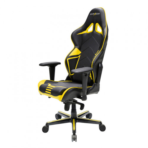 кресло геймерское dxracer racing rv131 черно-желтое в Комсомольск-на-Амуре