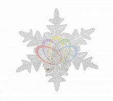 фигура светодиодная на присоске снежинка морозко, rgb в Комсомольск-на-Амуре