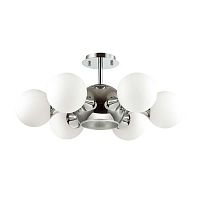 потолочная люстра odeon light miolla 3972/7c белая в Комсомольск-на-Амуре