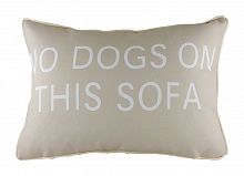 подушка с надписью no dogs on this sofa в Комсомольск-на-Амуре