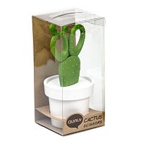 ножницы cactus с держателем, белые с зеленым в Комсомольск-на-Амуре