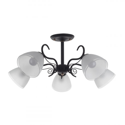 потолочная люстра idlamp marsell 277/5pf-black в Комсомольск-на-Амуре