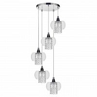 дизайнерская подвесная люстра spot light cordia 1192528 хром в Комсомольск-на-Амуре