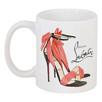 кружка с рисунком louboutin в Комсомольск-на-Амуре