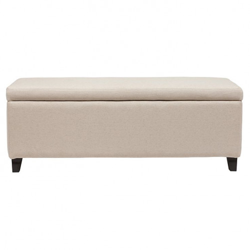 оттоманка dean upholstered storag бежевая в Комсомольск-на-Амуре