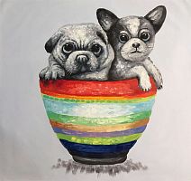 картина маслом маленькие друзья в Комсомольск-на-Амуре