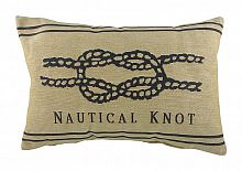 подушка с морским узлом nautical knot natural в Комсомольск-на-Амуре