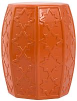 керамический столик-табурет garden stool оранжевый в Комсомольск-на-Амуре