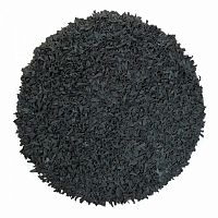 ковер bonnie rug leather round 150 темный от la forma (ex julia grup) в Комсомольск-на-Амуре