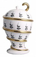 декоративная ваза с крышкой пьеро форназетти serpentino gold в Комсомольск-на-Амуре