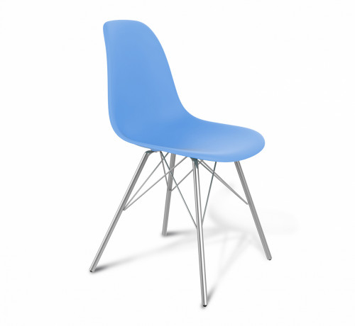 стул dsr голубой s37 (eames style) в Комсомольск-на-Амуре