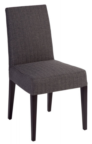 стул aylso dining chair кожа тёмно-серая в Комсомольск-на-Амуре