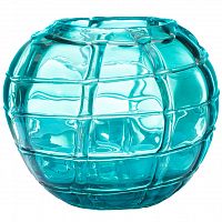 ваза стеклянная ice (синяя) 17*19 в Комсомольск-на-Амуре