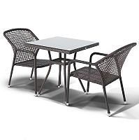 корто, обеденная группа на 2 персоны, коричневый в Комсомольск-на-Амуре