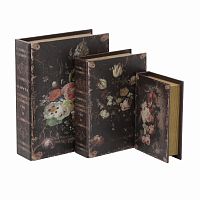 шкатулки-книги, набор 3 шт. мультиколор в Комсомольск-на-Амуре