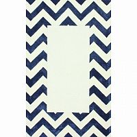 ковер zig zag синий с квадратом 160х230 в Комсомольск-на-Амуре