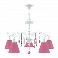 подвесная люстра lamp4you provence e4-05-wm-lmp-o-27-crl-e4-05-pk-dn в Комсомольск-на-Амуре