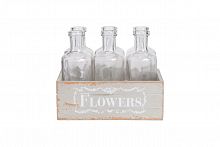 набор стеклянных бутылок flowers в Комсомольск-на-Амуре