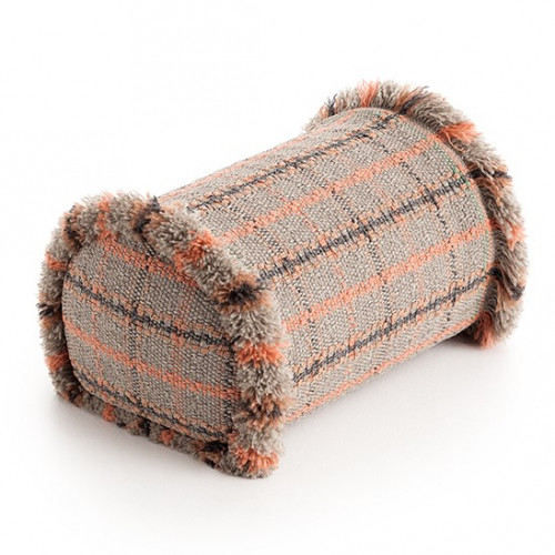 подушка большая-рол tartan terracotta от gan в Комсомольск-на-Амуре