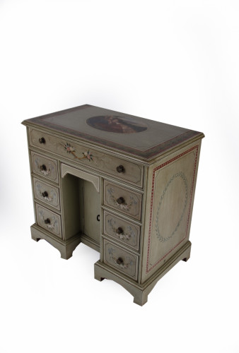 стол mini pedestal desk зеленый с рисунком в Комсомольск-на-Амуре
