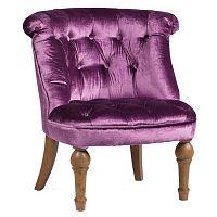 кресло sophie tufted slipper chair сиреневое в Комсомольск-на-Амуре