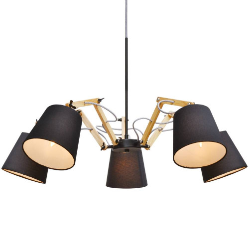 подвесная люстра arte lamp pinoccio a5700lm-5bk в Комсомольск-на-Амуре