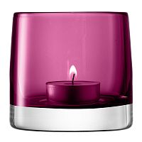 подсвечник стеклянный лиловый для чайной свечи light colour, 8,5 см в Комсомольск-на-Амуре