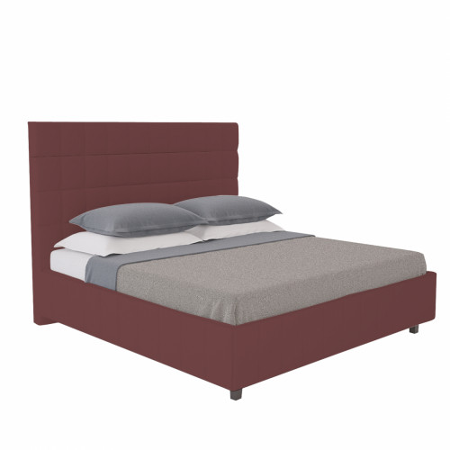 кровать двуспальная 180х200 коричневая shining modern в Комсомольск-на-Амуре