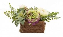 композиция из искусственных цветов в горшке лютики в Комсомольск-на-Амуре
