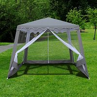 садовый шатер afm-1036nb grey (3x3/2.4x2.4) в Комсомольск-на-Амуре