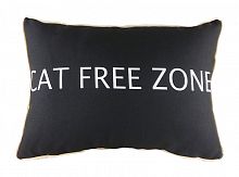 подушка с надписью cat free zone в Комсомольск-на-Амуре