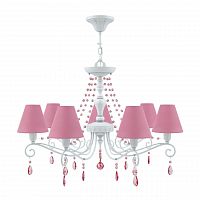 подвесная люстра lamp4you provence e4-07-wm-lmp-o-27-crl-e4-07-pk-dn в Комсомольск-на-Амуре