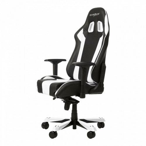 кресло геймерское dxracer king ks06 черно-белое в Комсомольск-на-Амуре