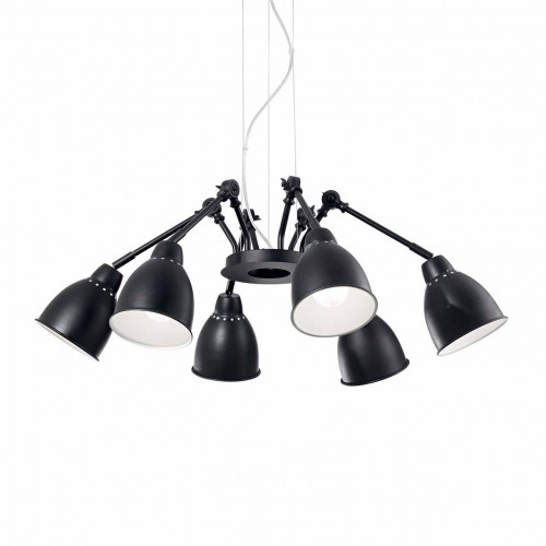 подвесная люстра ideal lux newton sp6 nero в Комсомольск-на-Амуре