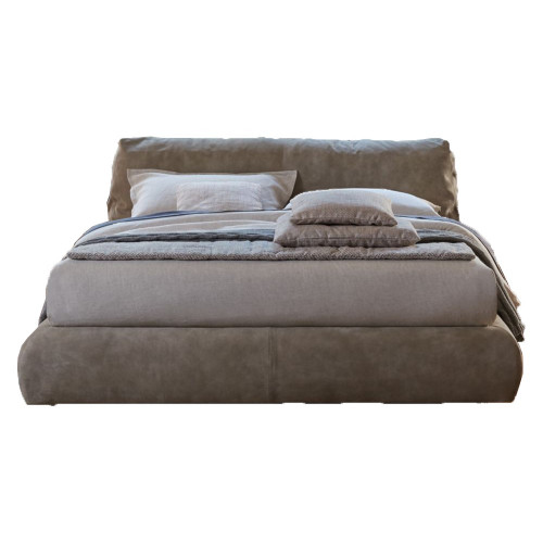 кровать двуспальная 180х200 серая sharpei в Комсомольск-на-Амуре