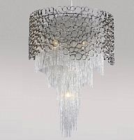 подвесной светильник crystal lux hauberk sp-pl8 d60 матовый никель в Комсомольск-на-Амуре