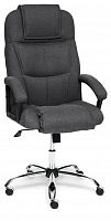 компьютерное кресло tetchair бергамо (крестовина хром, обивка ткань) для руководителя в Комсомольск-на-Амуре