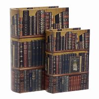 шкатулки-книги, набор из 2 шт. мультиколор в Комсомольск-на-Амуре