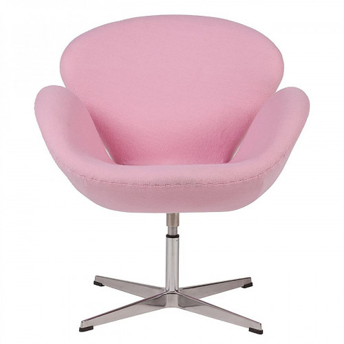 кресло swan chair светло-розовое в Комсомольск-на-Амуре