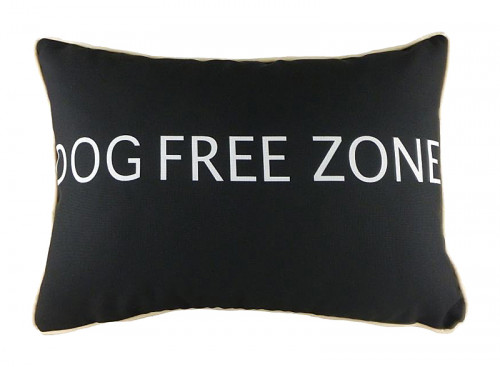 подушка с надписью dog free zone в Комсомольск-на-Амуре