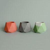 подсвечник из бетона под мрамор eco линту, 6 см в Комсомольск-на-Амуре