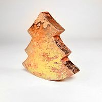 украшение новогоднее ель золотая golden tree, 15х14х2,5 см в Комсомольск-на-Амуре