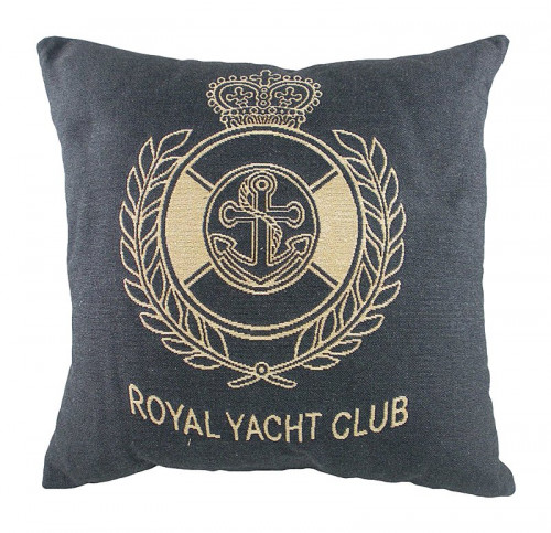 подушка с гербом королевского royal yacht club denim в Комсомольск-на-Амуре