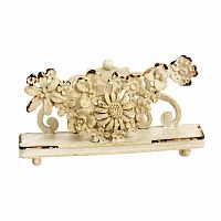 подставка для визиток pewter flower белая в Комсомольск-на-Амуре