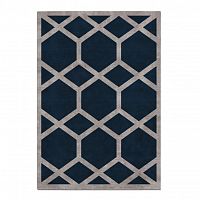 ковер ahston blue 200x290 синий в Комсомольск-на-Амуре