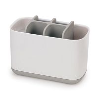 органайзер для зубных щеток easystore большой белый-серый в Комсомольск-на-Амуре