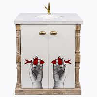 тумба с раковиной океан снег fornasetti в Комсомольск-на-Амуре
