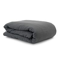 пододеяльник изо льна темно-серого цвета essential 200х200 в Комсомольск-на-Амуре